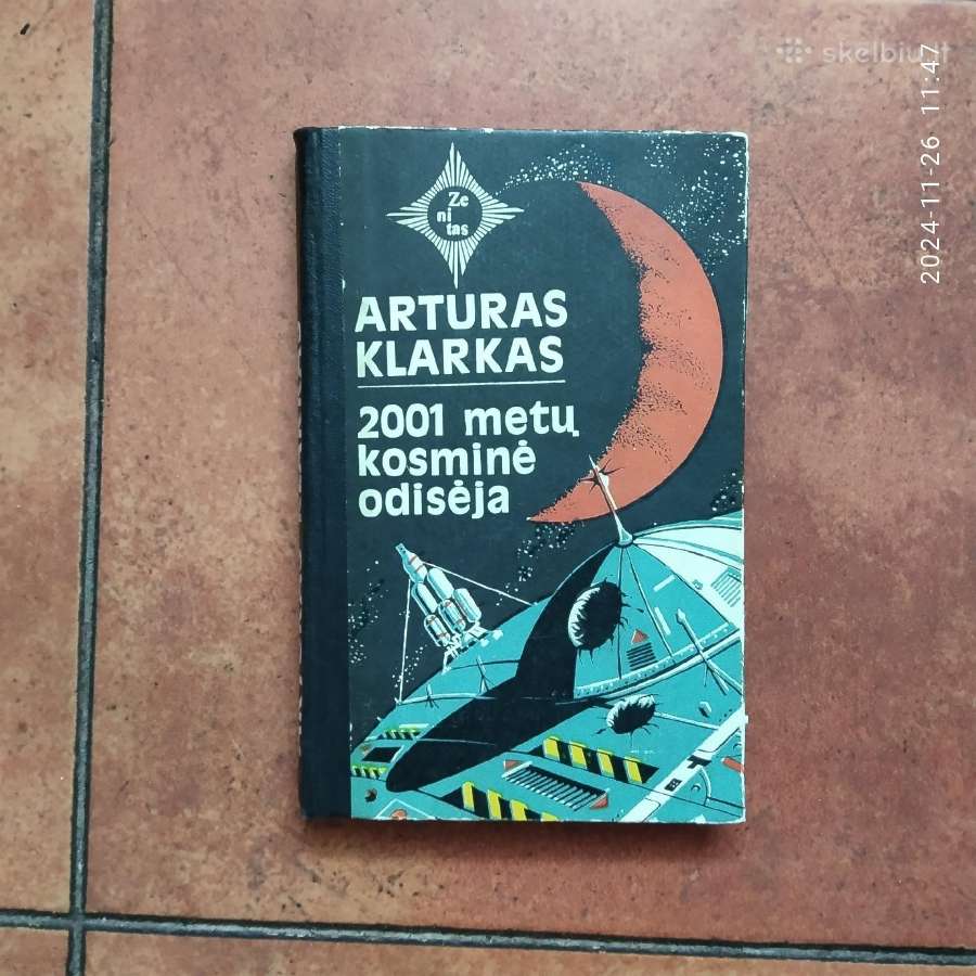 A. Klarkas "2001 metų kosminė odisėja" 1974 m.