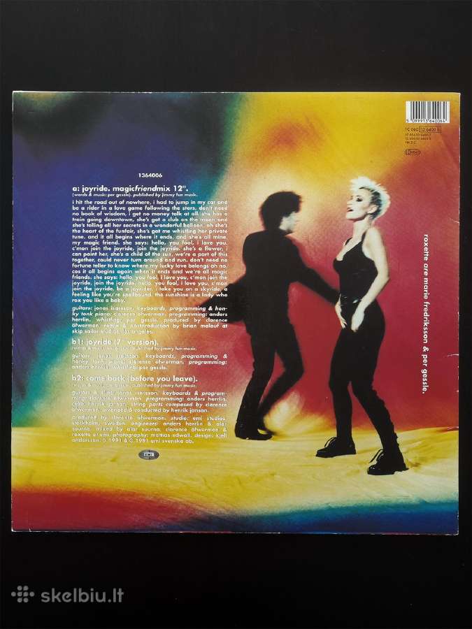 Roxette – Joyride - nuotraukos Nr. 2