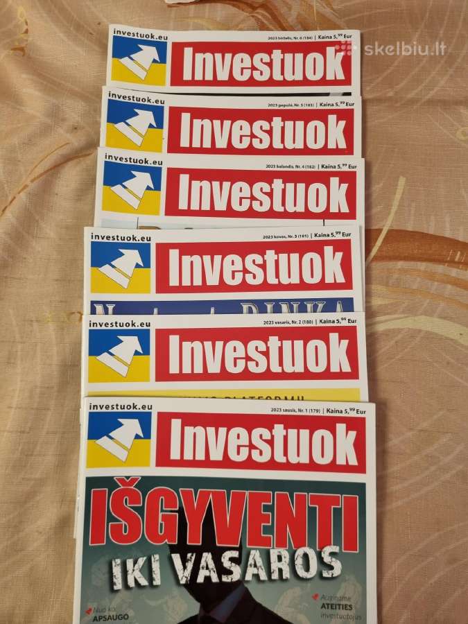 Investuok 2023 m,6 vnt