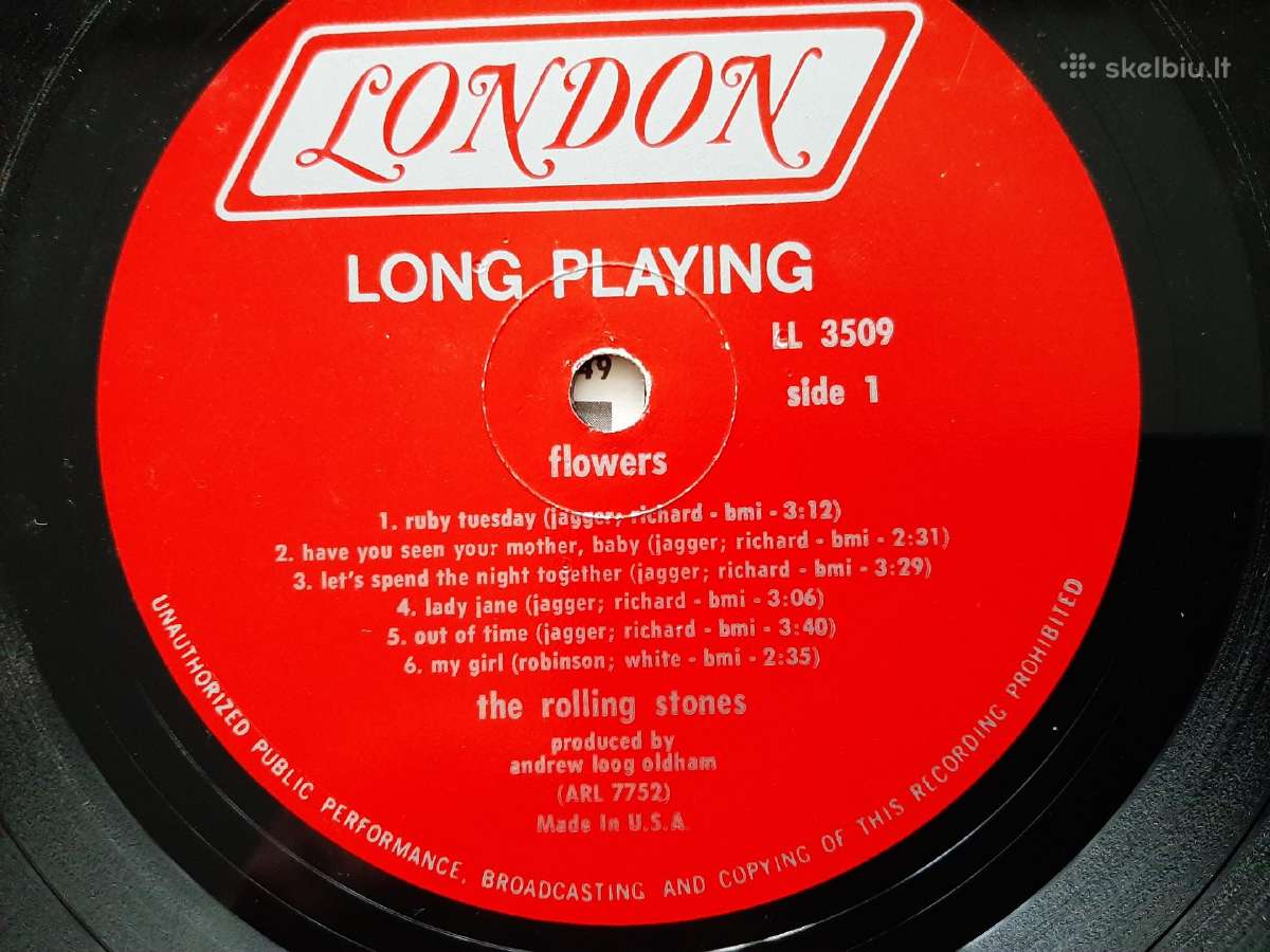 The Rolling Stones 1967 “flowers - nuotraukos Nr. 5