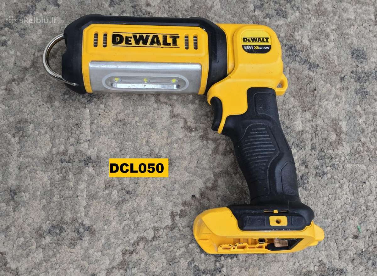 Dewalt baterijos krovikliai prožektoriai lagaminai - nuotraukos Nr. 4