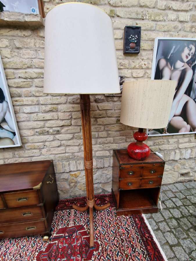 Vintažinis mid century modern ratango toršeras - nuotraukos Nr. 3