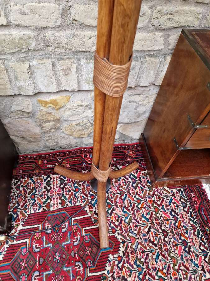 Vintažinis mid century modern ratango toršeras - nuotraukos Nr. 4