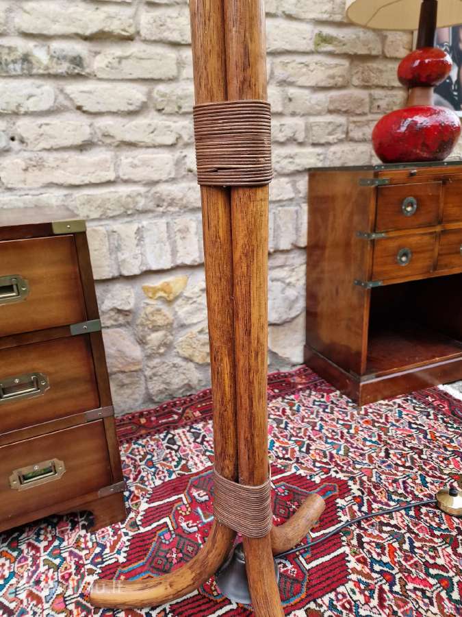 Vintažinis mid century modern ratango toršeras - nuotraukos Nr. 19