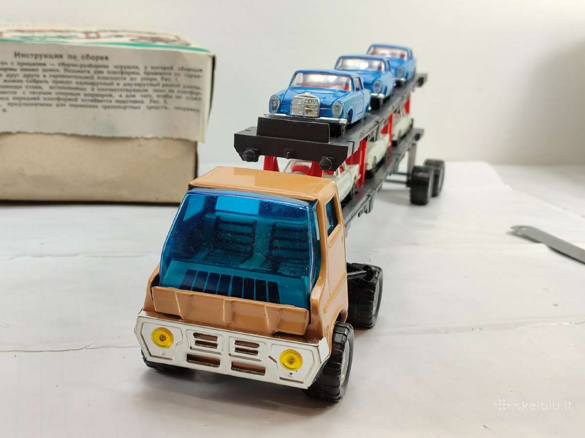 Naujas tarybinis tralas su mašinom 1:43 - nuotraukos Nr. 4