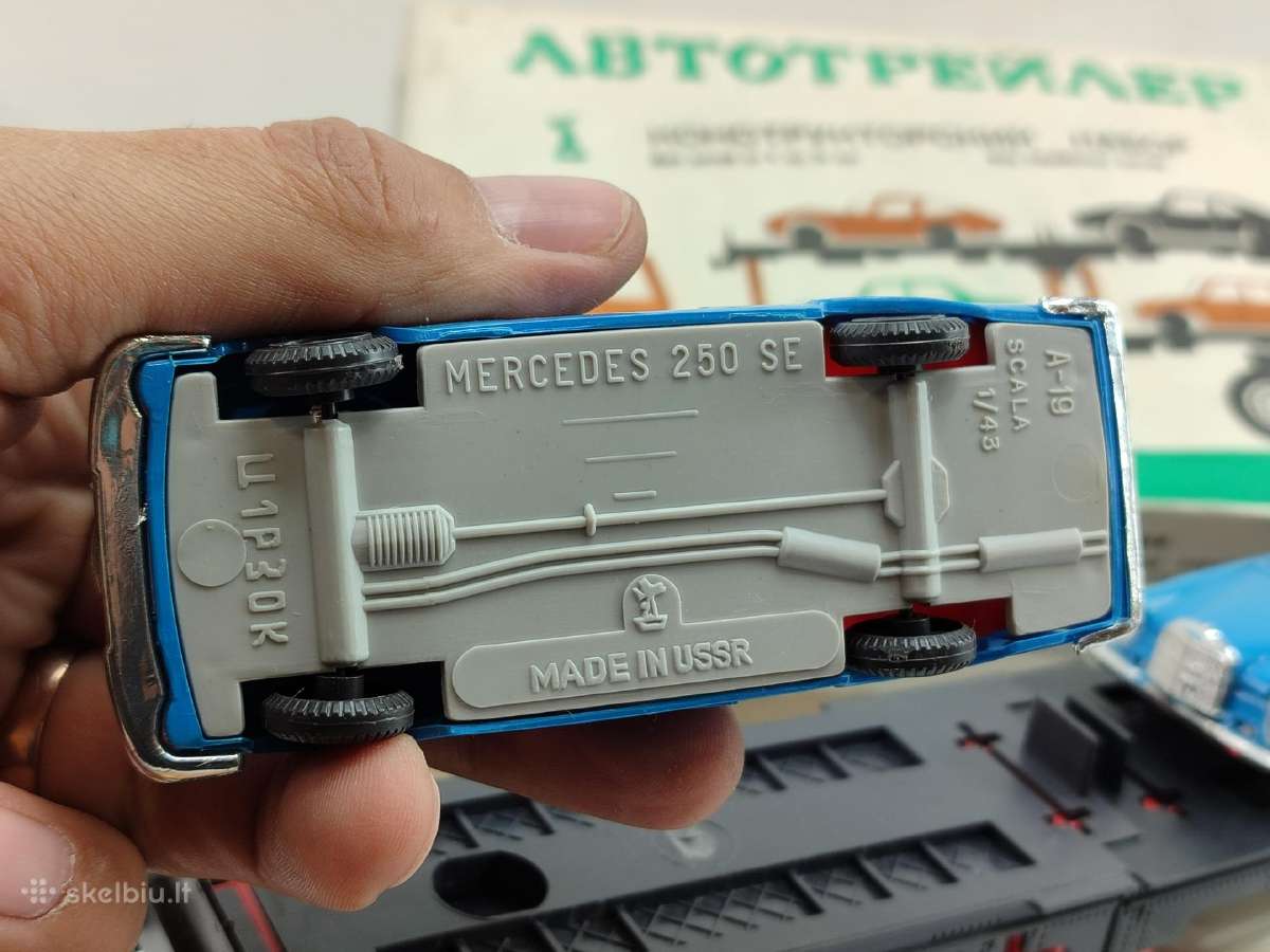 Naujas tarybinis tralas su mašinom 1:43 - nuotraukos Nr. 13