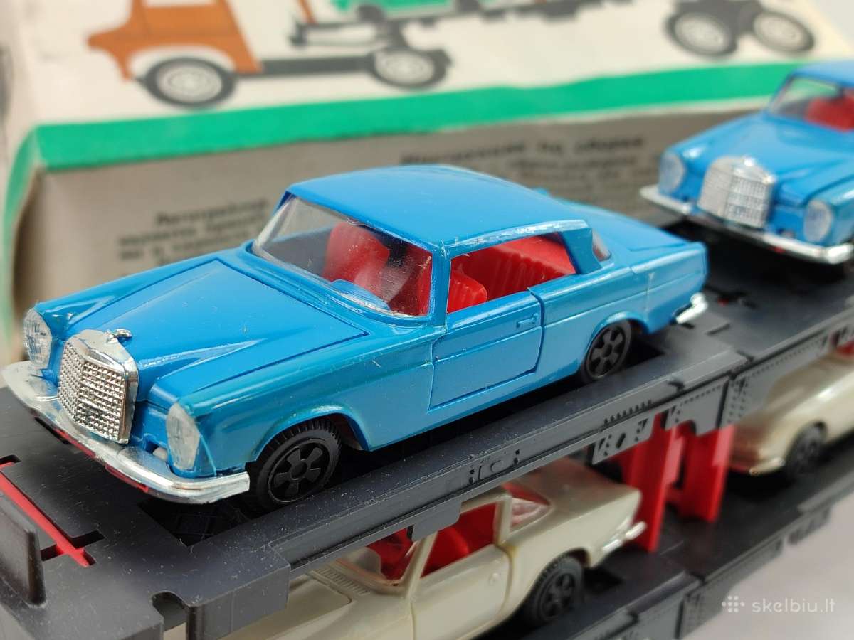 Naujas tarybinis tralas su mašinom 1:43 - nuotraukos Nr. 3