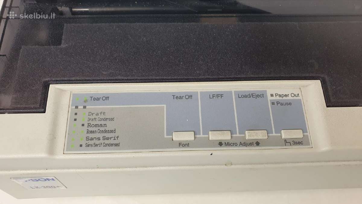 Printer Epson Lx300+ - nuotraukos Nr. 3