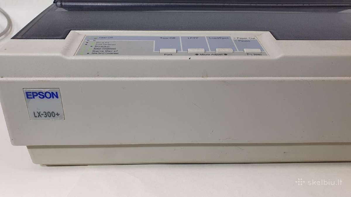 Printer Epson Lx300+ - nuotraukos Nr. 4