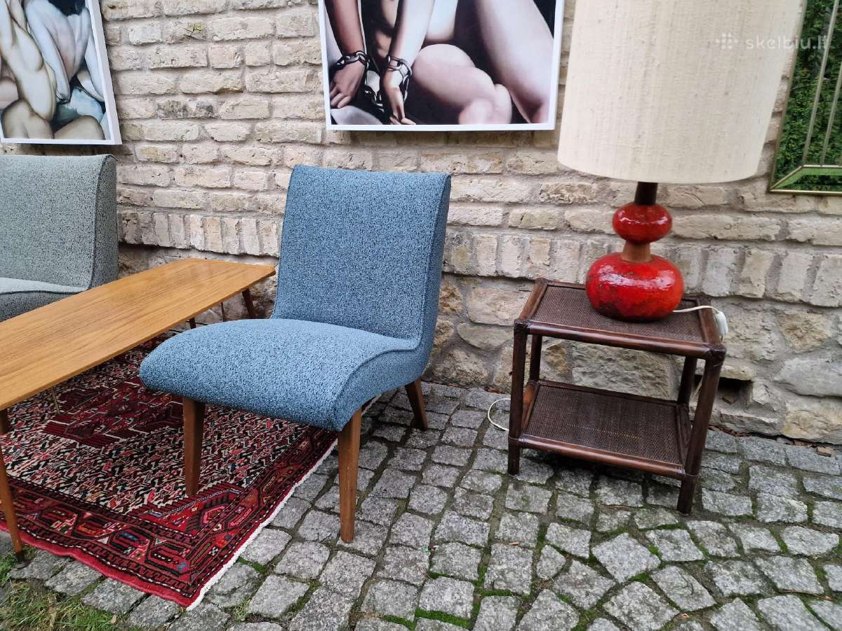 Vintažiniai mid century autoriniai foteliai Vostra - nuotraukos Nr. 13