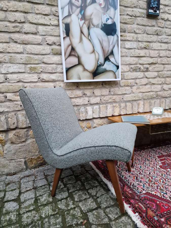 Vintažiniai mid century autoriniai foteliai Vostra - nuotraukos Nr. 24
