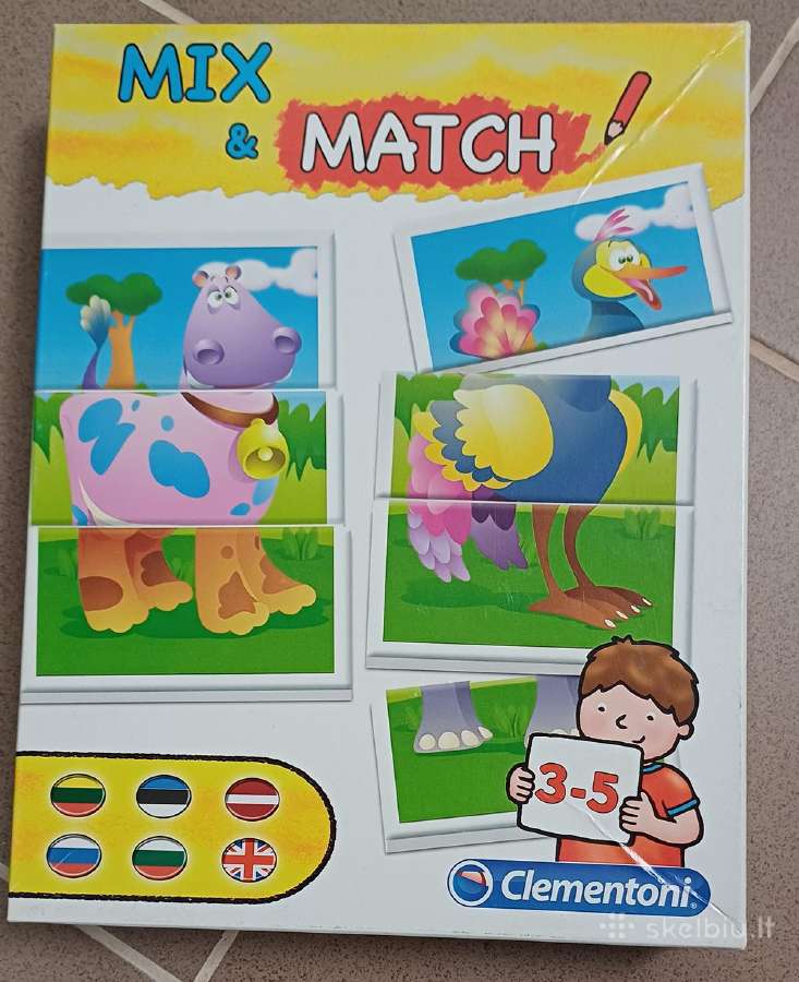 Clementoni Mix&match dėlionė