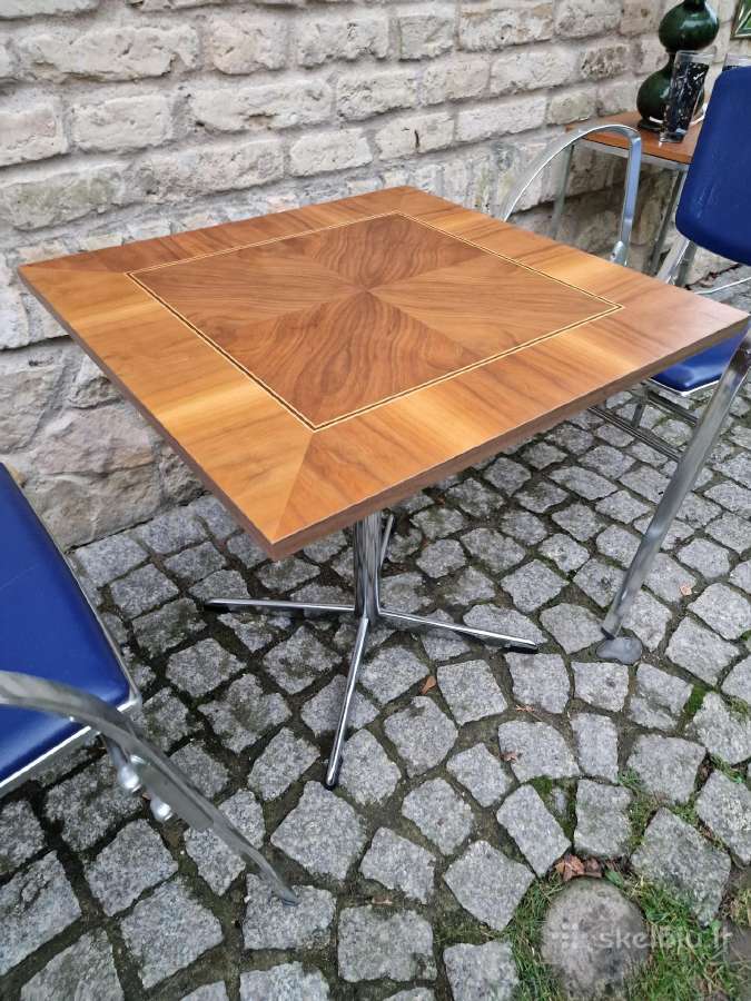 Vintažinis mid century Bauhaus st.kavos staliukas - nuotraukos Nr. 5