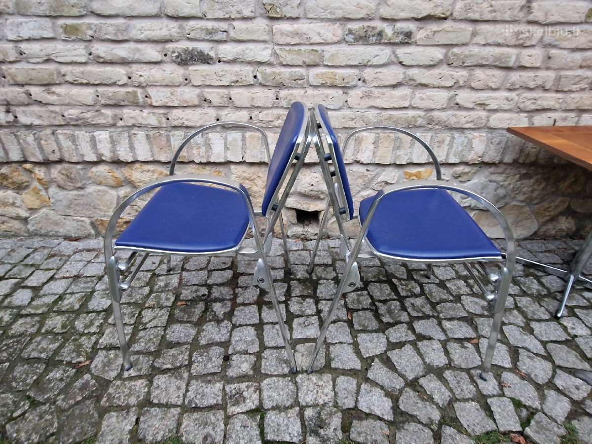Vintažinės mid century Bauhaus st. kėdės - nuotraukos Nr. 3