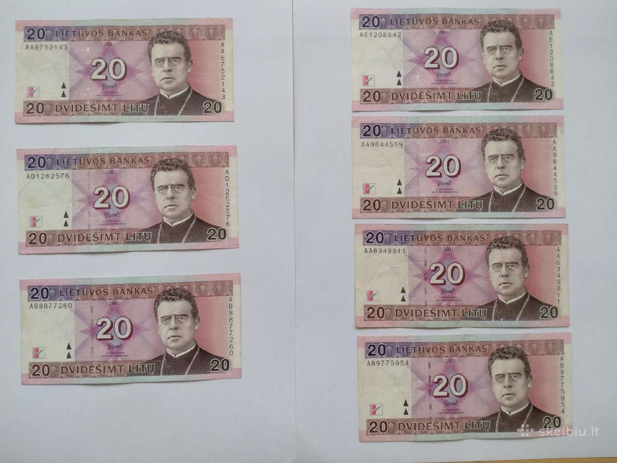 20 litų 2001m. leidimo