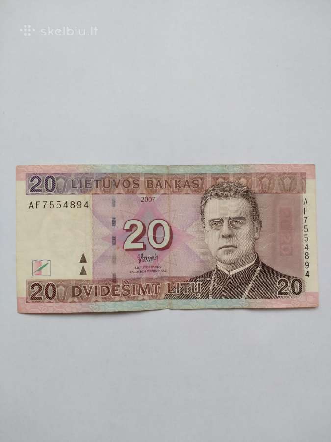 20 litų 2007 metų