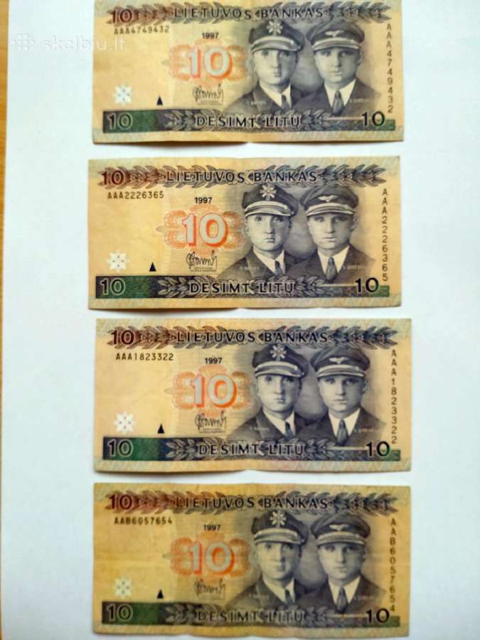 10 litų 1997 metų