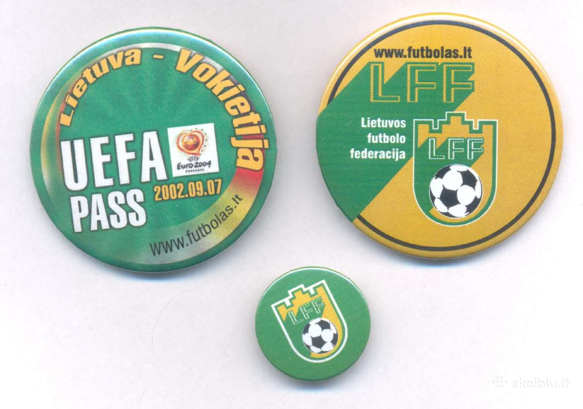2002 Futbolas Lietuva Vokietija Eufa ženklelis