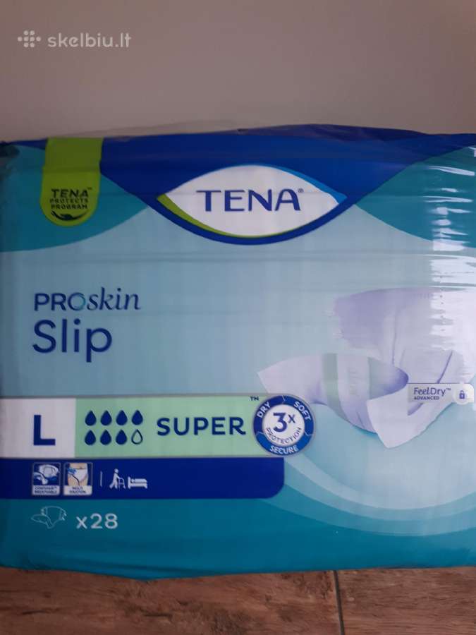 Sauskelnes tena Slip L Super 30 Vnt.kaina 5.50