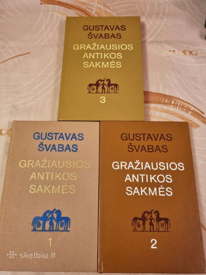 Gražiausios antikos sakmės 3 knygos
