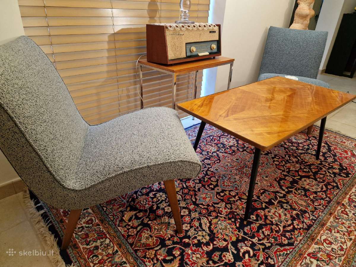 Vintažiniai mid century autoriniai foteliai Vostra - nuotraukos Nr. 38