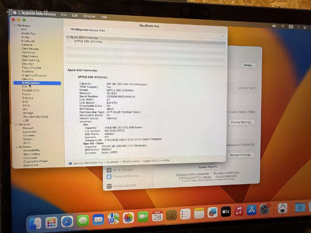 Apple MacBook Pro 13" Mid-2017 A1708 #27 - nuotraukos Nr. 8