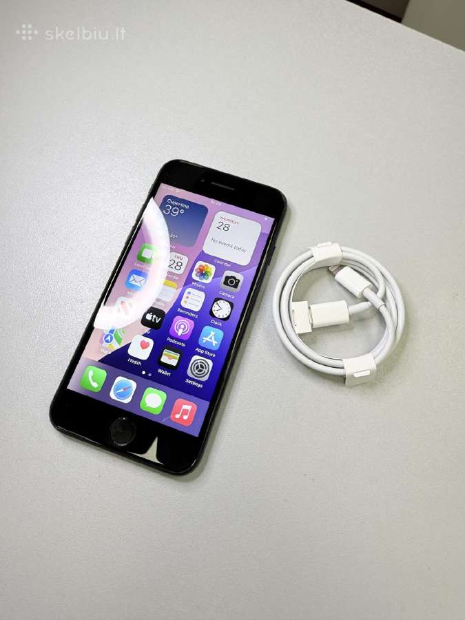 iPhone Se 3 2022 128gb 99% bat su garantija