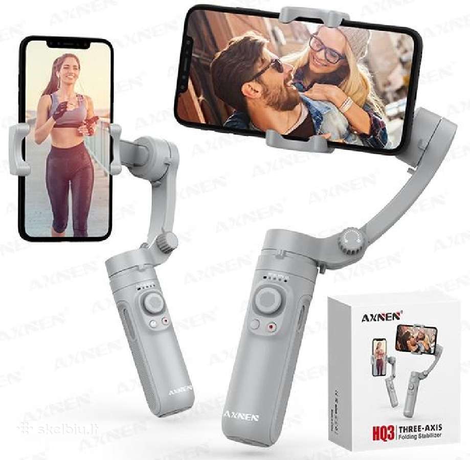 Asmenukių lazda (Selfie sticks) su gimbal, pultu