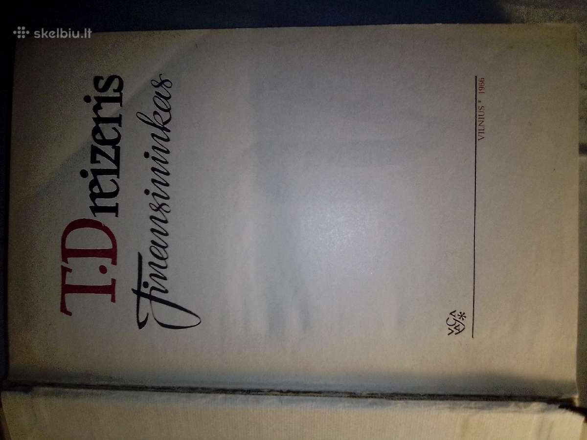 T. Dreizeris Finansininkas - nuotraukos Nr. 2