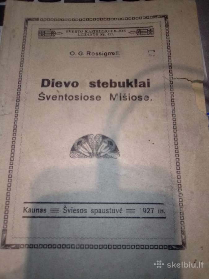 O.g. Rossignelli Dievo stebuklai Šv. mišiose