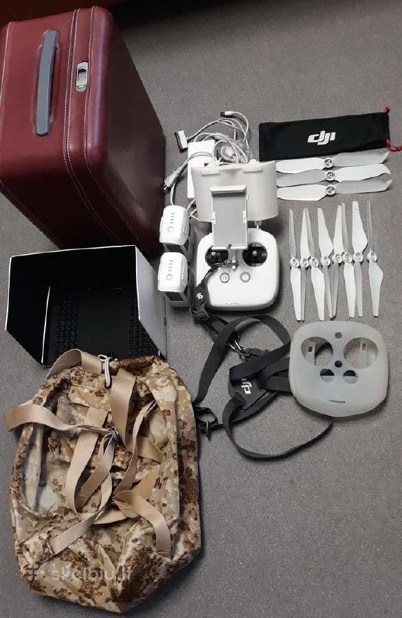 Dji Phantom 4 drono valdiklis, 2 akum. ir kitą
