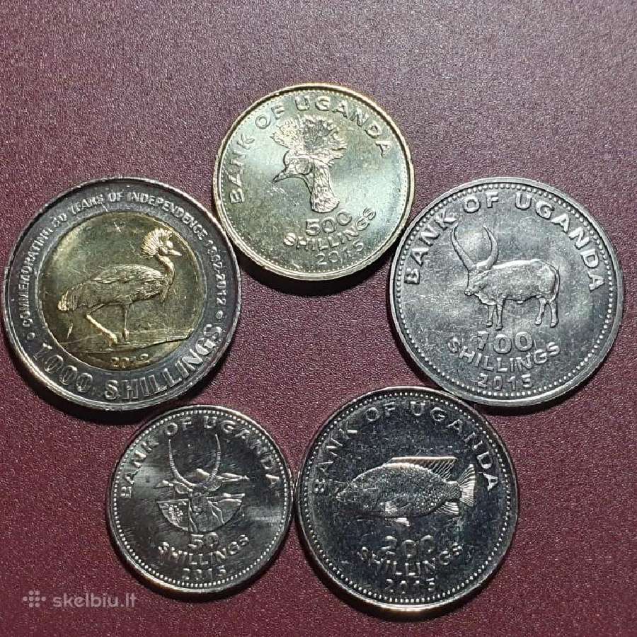 Uganda 5 vnt. setas 2012-2015