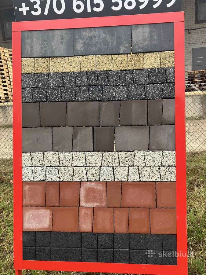 Trinkelės, šaligatvio plytelės , bortai. - nuotraukos Nr. 25