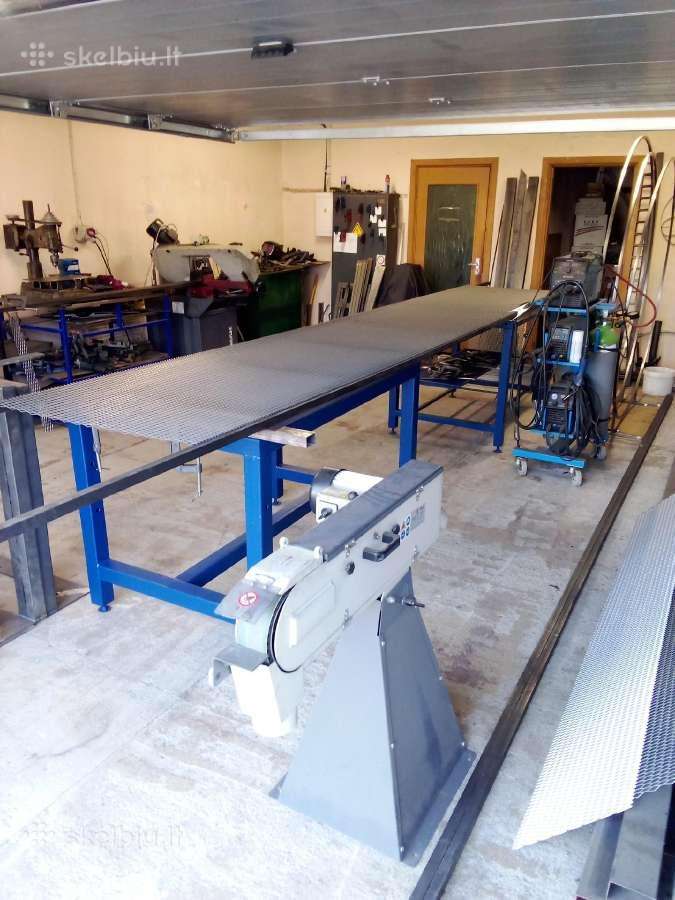 Perforuota sienele,metaliniai darbastaliai baldai - nuotraukos Nr. 24