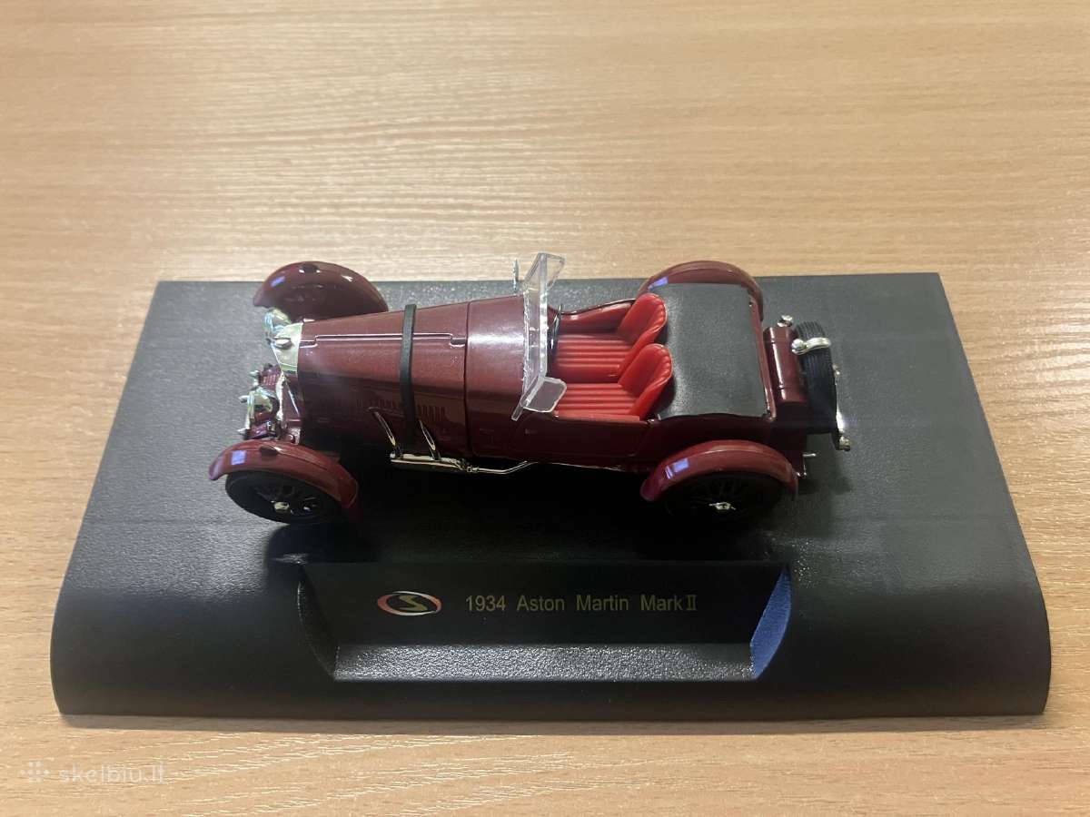 1934 Aston Martin Mark II modeliukas 1:32 - nuotraukos Nr. 2