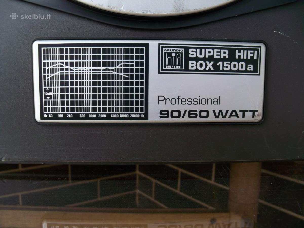 Tandberg. Canton fonum 200. Jbl. Grundig box. - nuotraukos Nr. 28