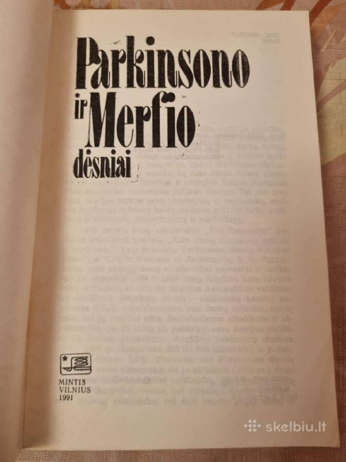 Parkinsono ir Merfio dėsniai - nuotraukos Nr. 2