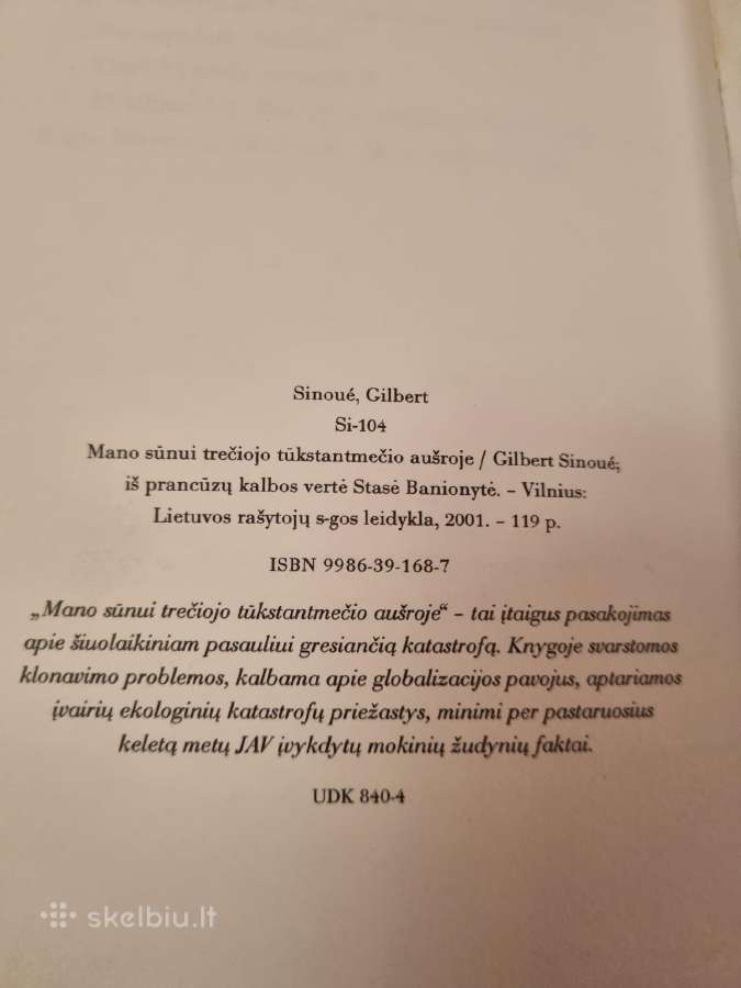 Mano sūnui trečiojo tūkstantmečio aušroje - nuotraukos Nr. 3