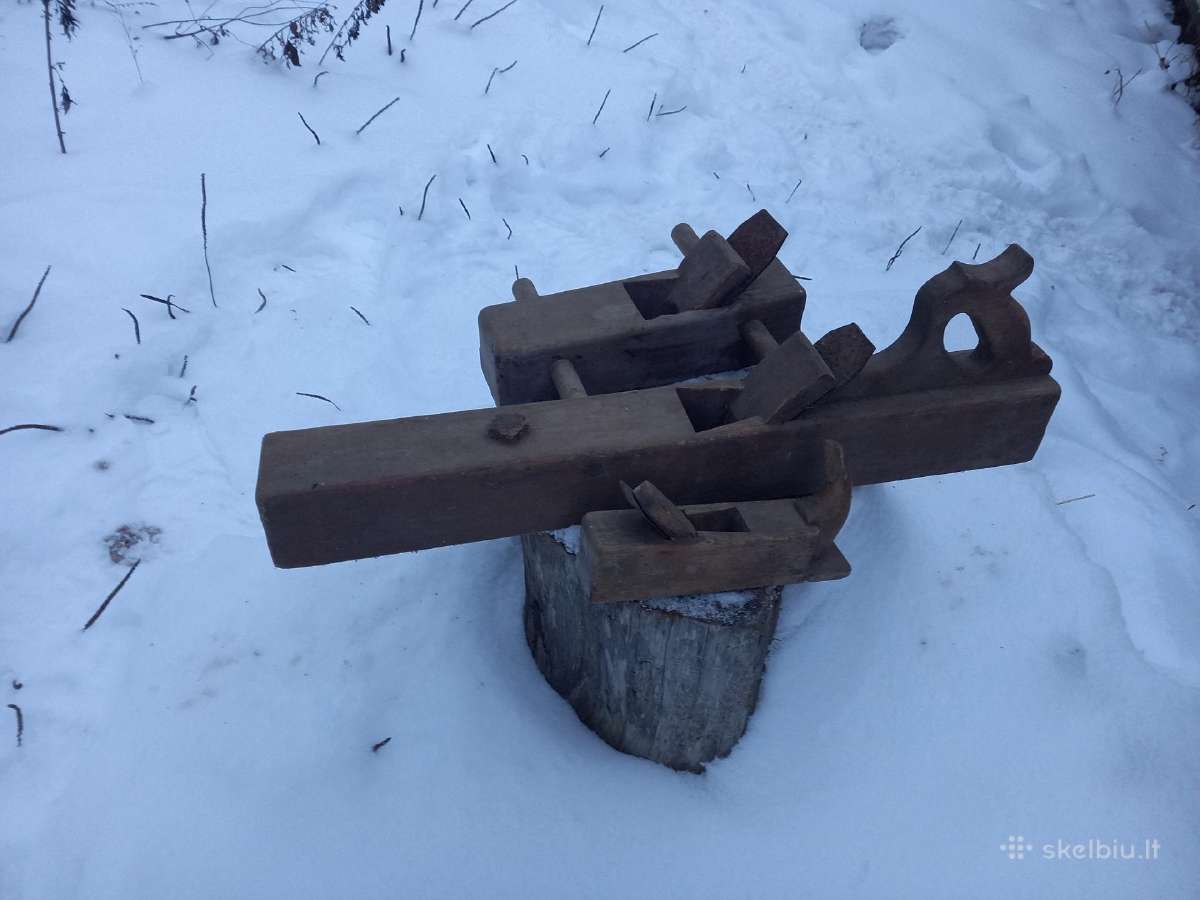 Senoviniai staliaus įrankiai yra 4vnt - nuotraukos Nr. 4