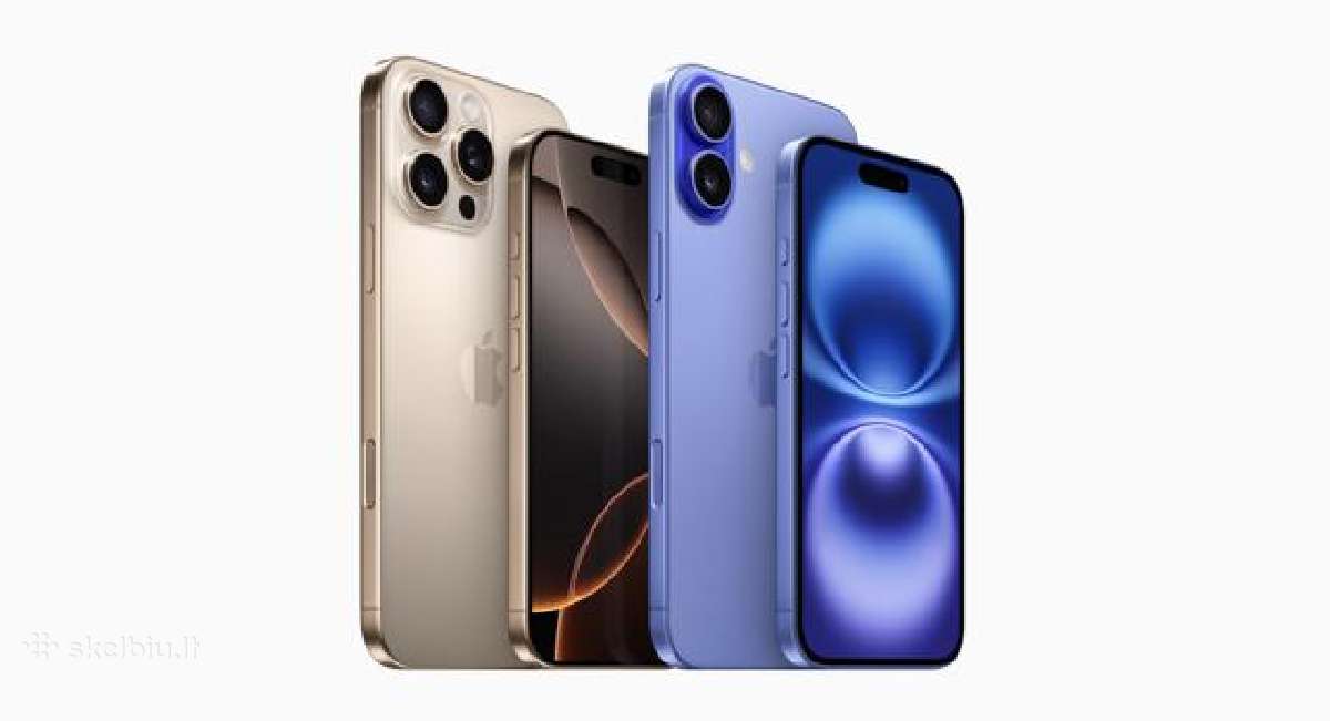 Parduodamas iPhone 16 128, 256