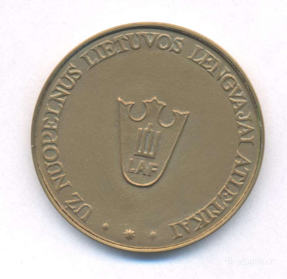 Už nuopelnus Lietuvos Lengvajai Atletikai medalis - nuotraukos Nr. 2