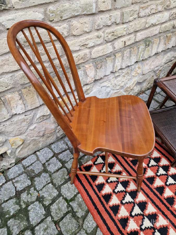 Vintažinės mid century bukmedžio Windsoro kėdės - nuotraukos Nr. 2