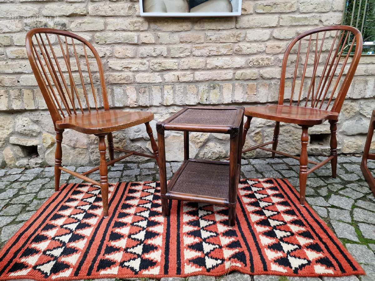 Vintažinės mid century bukmedžio Windsoro kėdės - nuotraukos Nr. 4