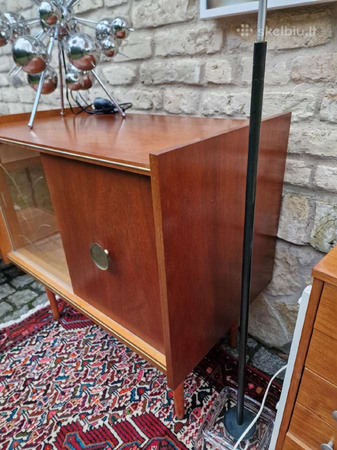 Vintažinė mid century tikmedžio indauja - nuotraukos Nr. 8