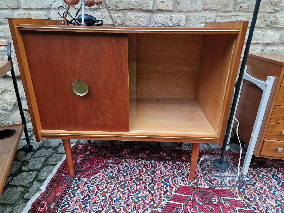 Vintažinė mid century tikmedžio indauja - nuotraukos Nr. 15