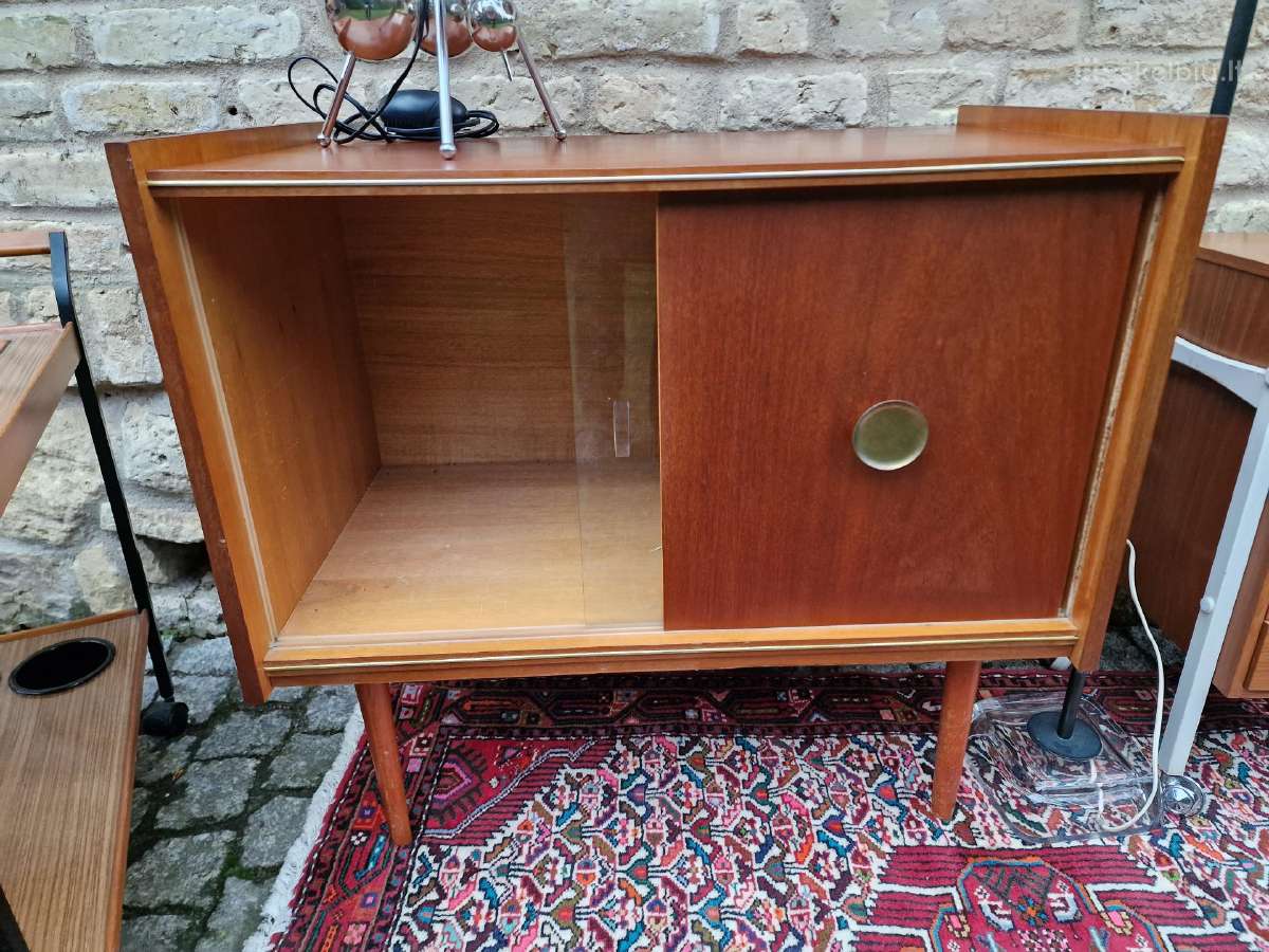 Vintažinė mid century tikmedžio indauja - nuotraukos Nr. 16