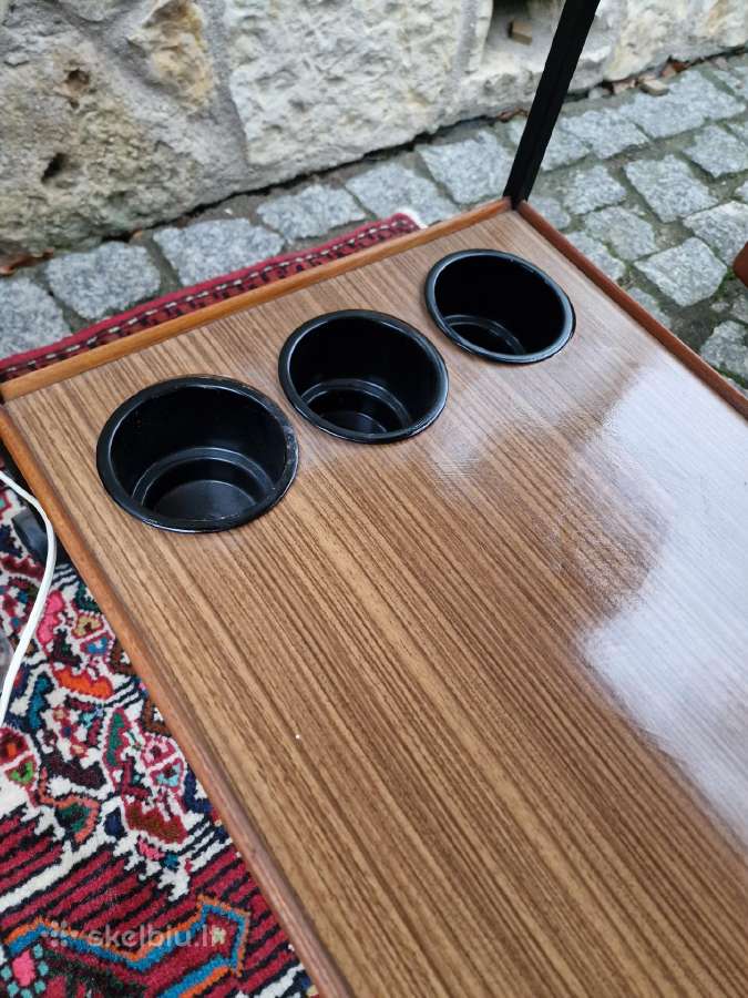 Vintažinis mid century serviravimo staliukas - nuotraukos Nr. 11