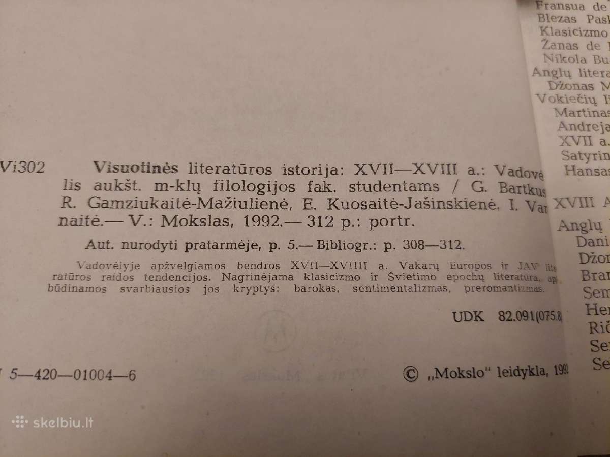 Visuotinės literatūros istorija - nuotraukos Nr. 3