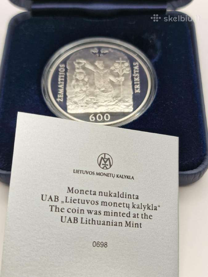 50 Litų, 2013 m., "Žemaitijos krikštas" - nuotraukos Nr. 5