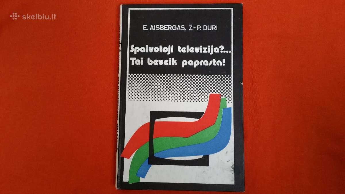 Knyga 1978m sena spalvotoji televizija
